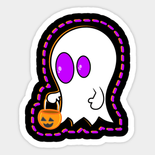 Halloween Ghost Sticker